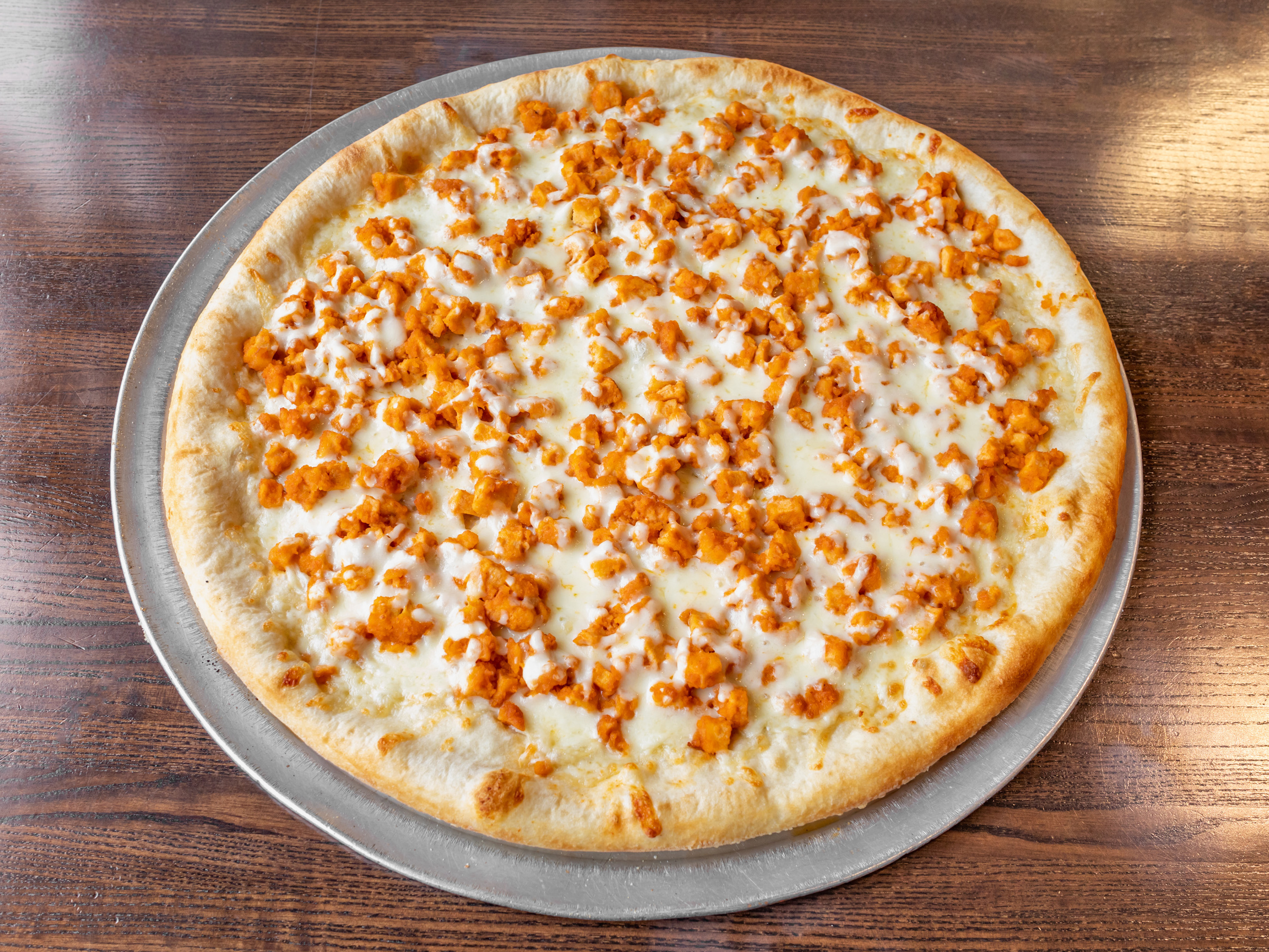 Order 16" Large Buffalo Chicken Pizza food online from Nino's Pizza & Restaurant store, Hillsdale on bringmethat.com