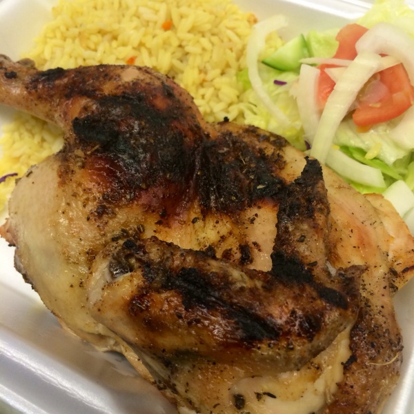 Order 1/2 Chicken Dinner Plate food online from Art's Drive-In store, Chicago on bringmethat.com