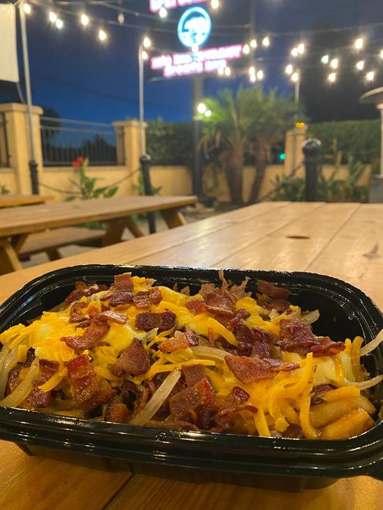 Order Loaded Pulled Pork Fries food online from Cali BBQ store, Spring Valley on bringmethat.com