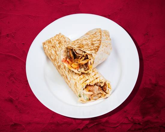 Order Chicken Kabob Wrap food online from Wraps & Apps store, Kent on bringmethat.com