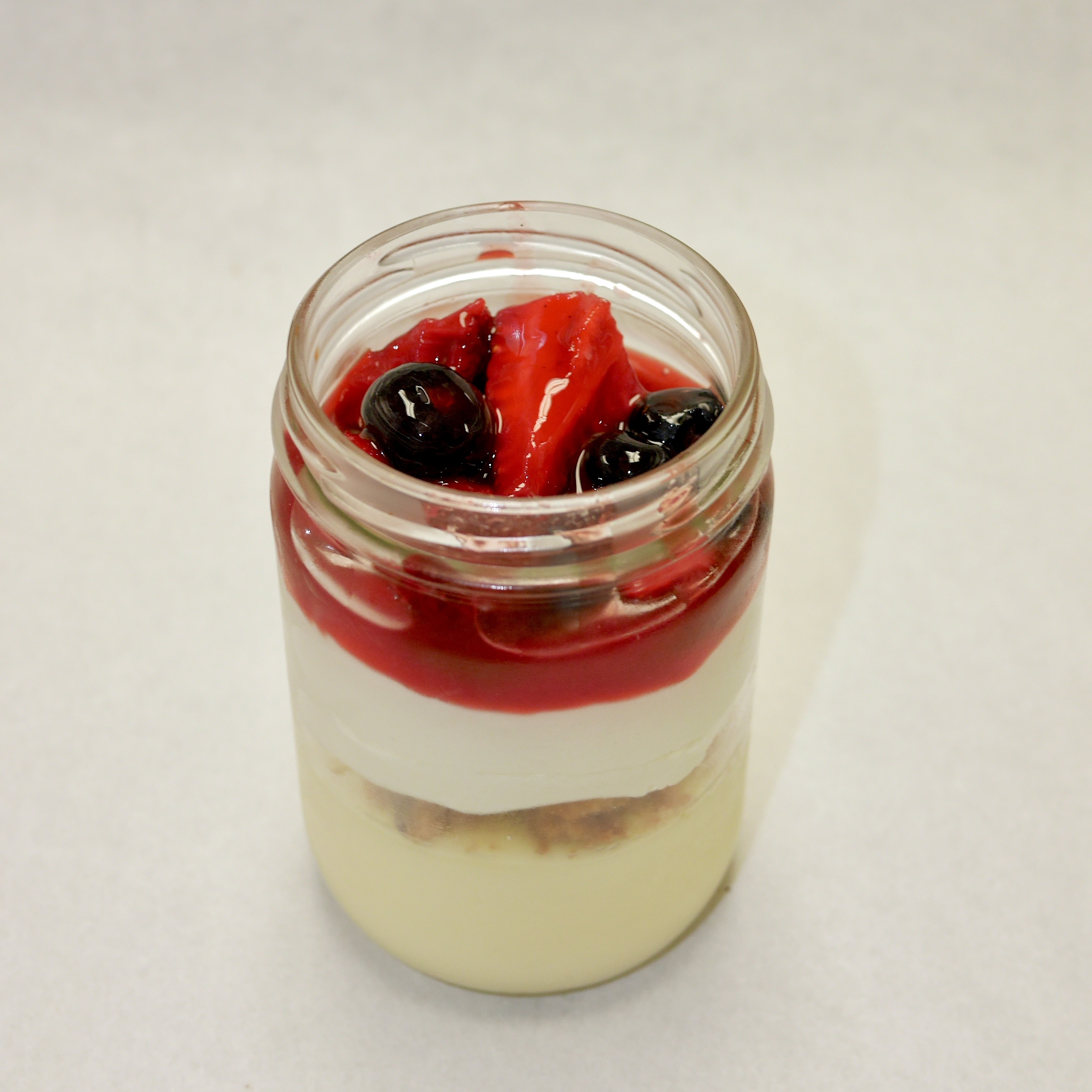 Order Mixed Berry Cheesecake in a Jar food online from Crumb store, Plainfield on bringmethat.com