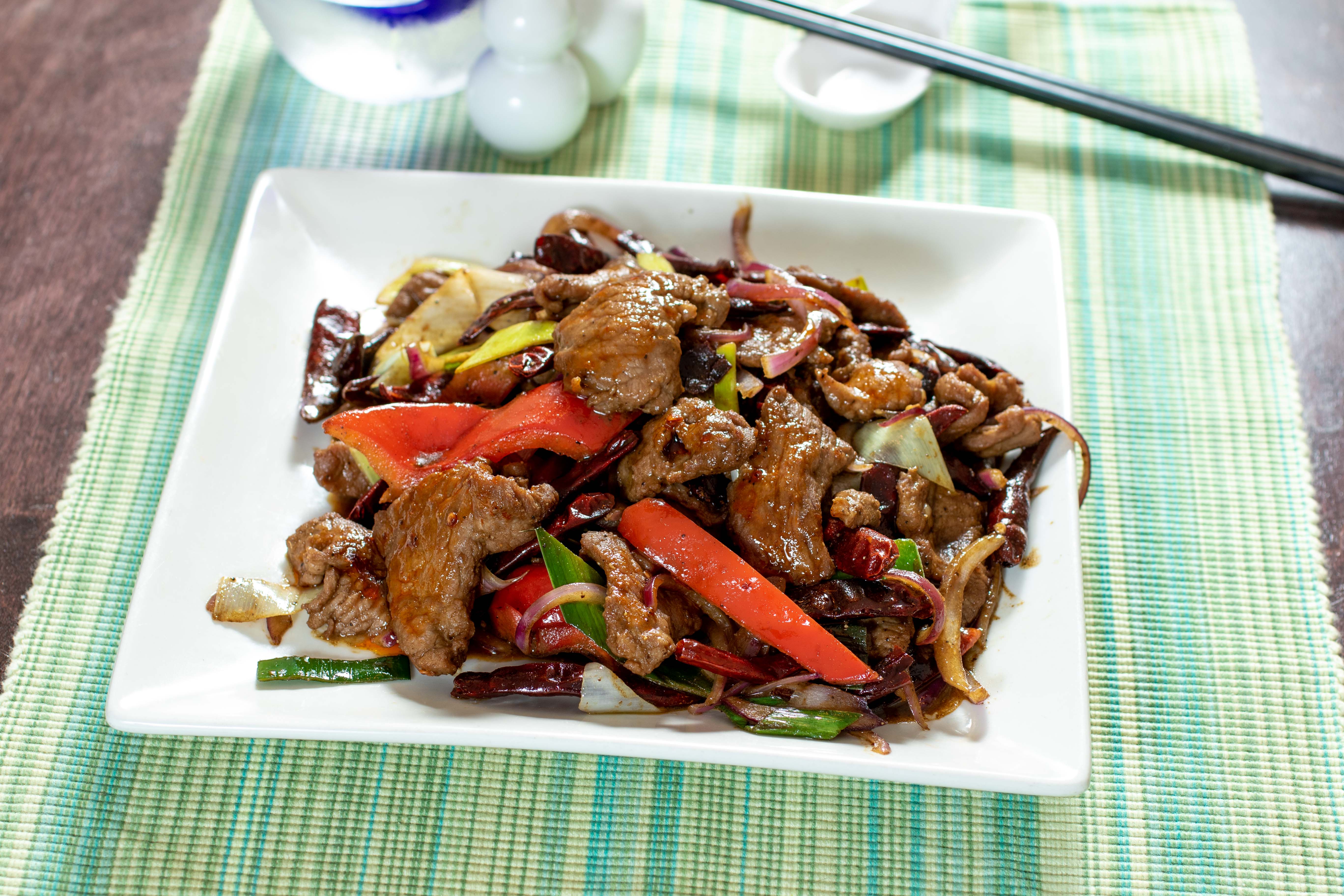 Order Spicy Lamb in Cumin Sauce food online from Sangkee Noodle House store, Philadelphia on bringmethat.com