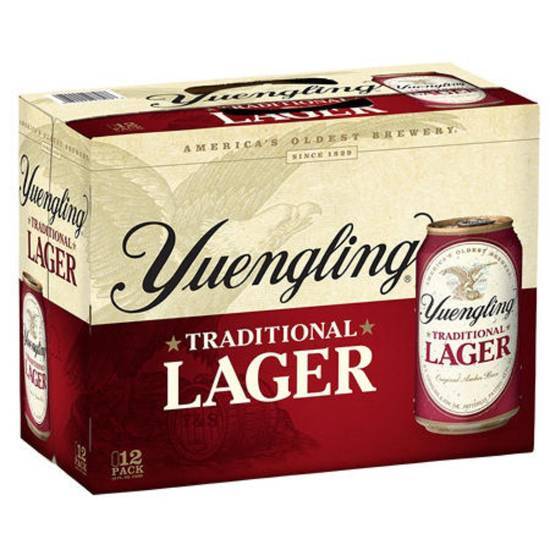 Order Yuengling Traditional Lager 12-Pack food online from Bottlebox store, Norfolk on bringmethat.com