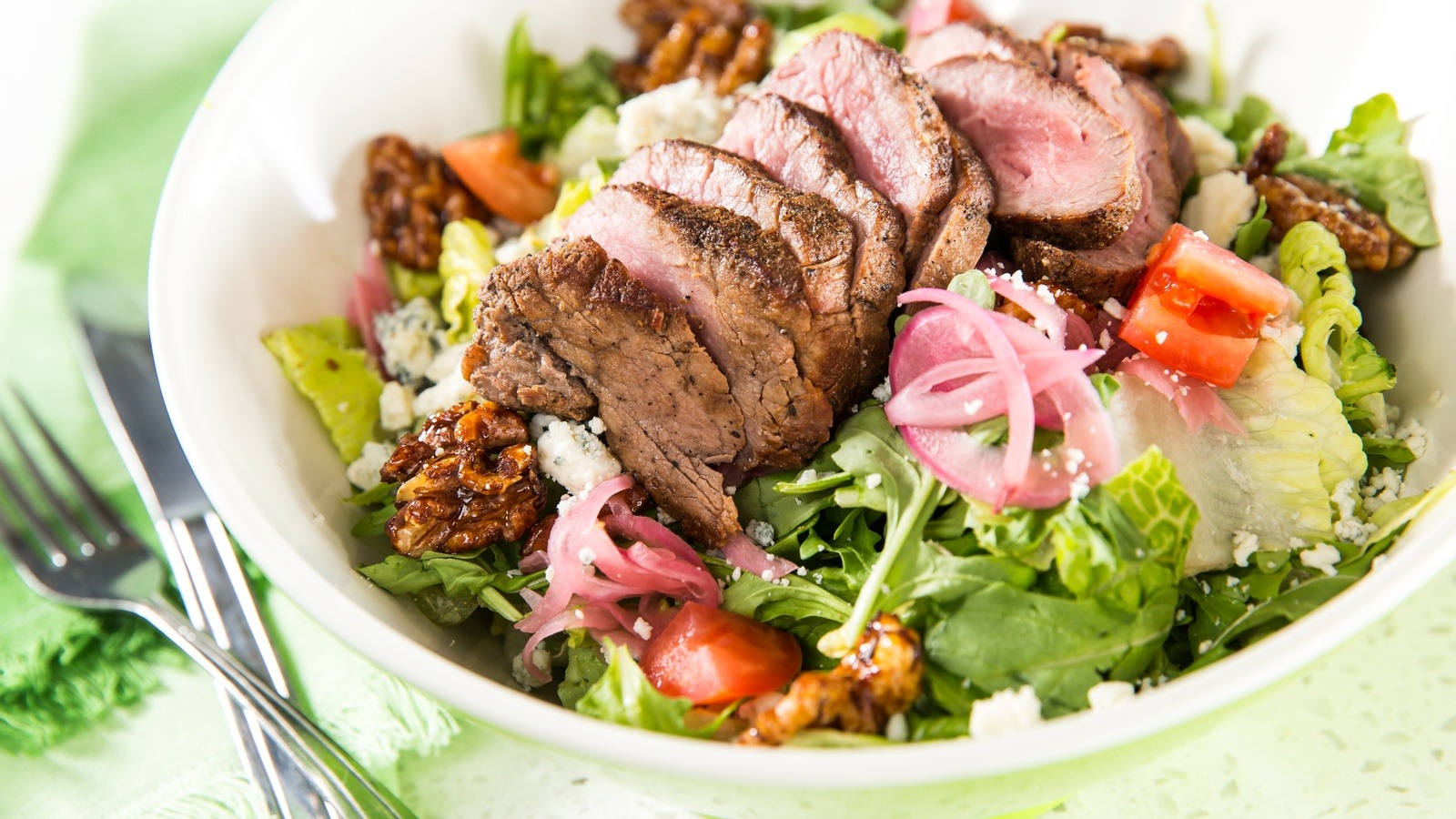 Order Steak Salad food online from Greens and Proteins store, Las Vegas on bringmethat.com