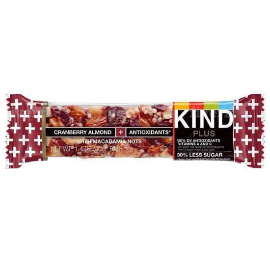 Order Kind Bar - Cranberry Almond food online from IV Deli Mart store, Goleta on bringmethat.com