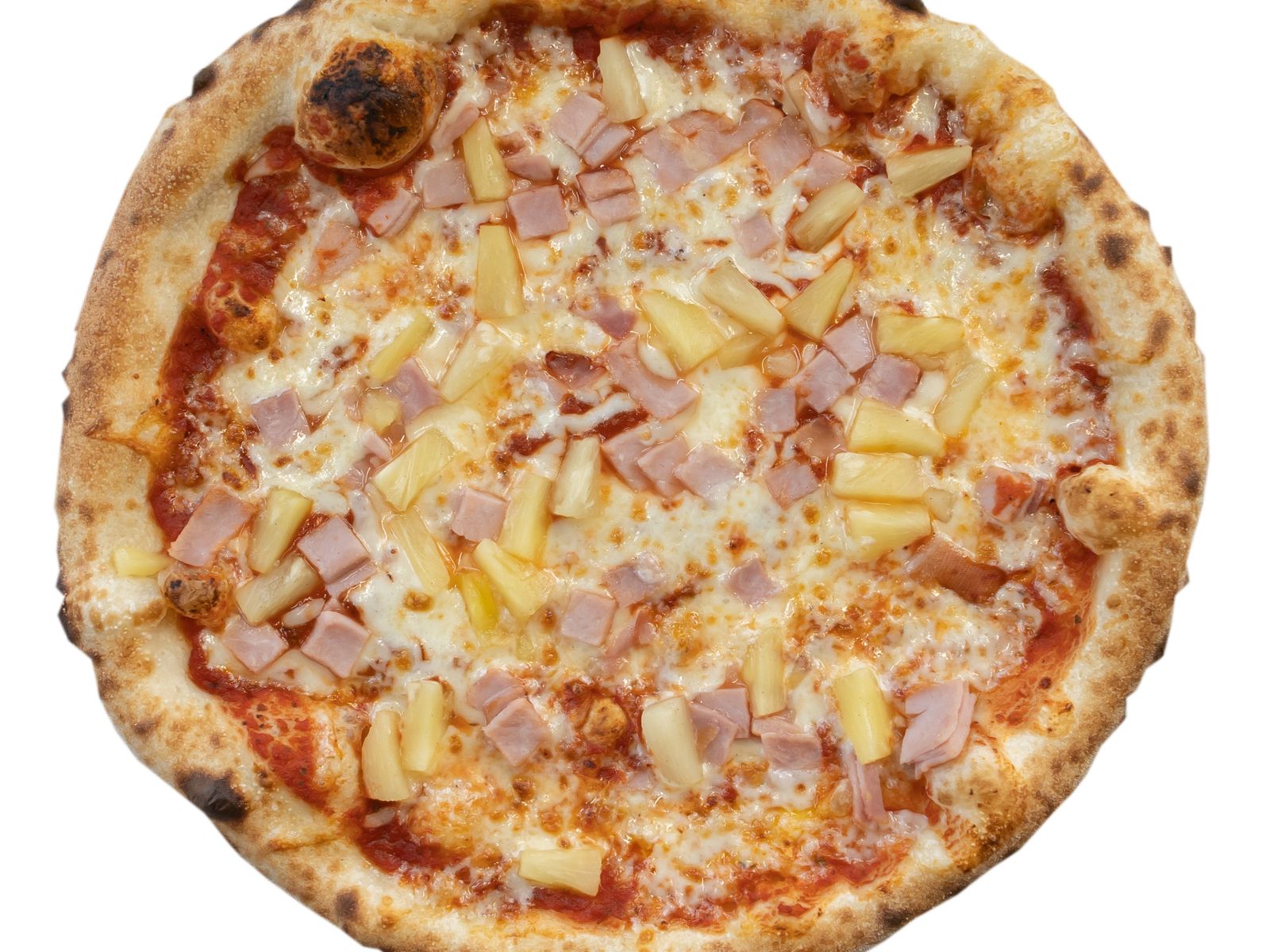 Order 12" Hawaiian food online from Pizza City store, Naperville on bringmethat.com