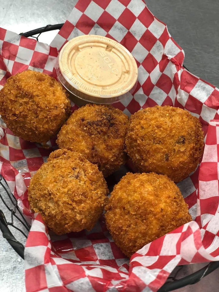 Order Smoked Boudin Balls food online from Chuck Bbq store, Burbank on bringmethat.com