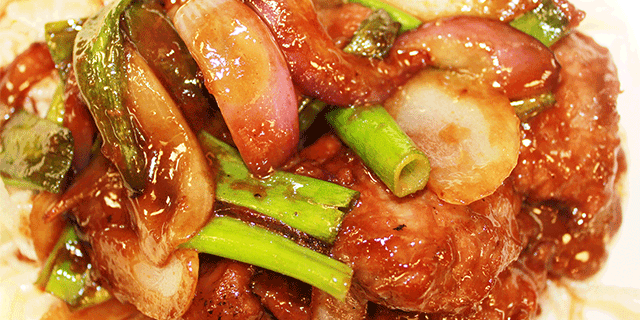 Order MONGOLIAN BEEF food online from Sushi Iwa store, Clayton on bringmethat.com