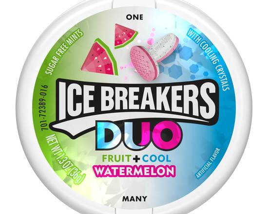 Order Ice Breakers /DUO(Fruit&Cool) -Watermelon  food online from Abc Discount Store store, San Diego on bringmethat.com