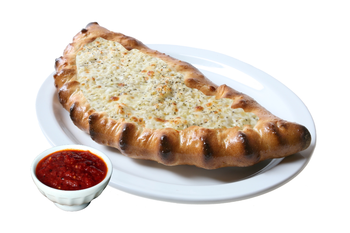 Order White Calzone food online from Big Mama's and Papa's Pizzeria store, Granada Hills on bringmethat.com