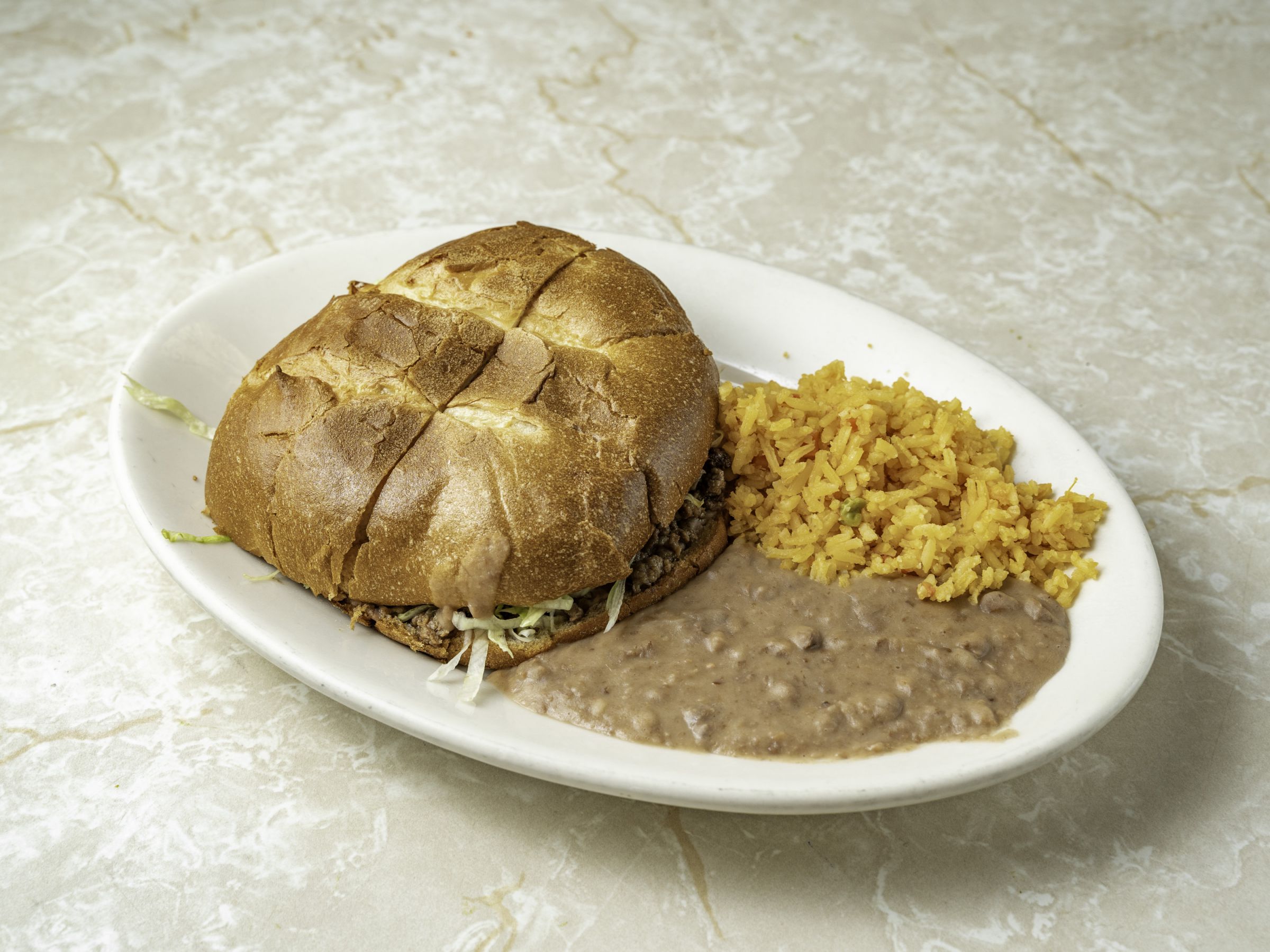 Order Torta Combo food online from Taqueria Los Comales store, Chicago on bringmethat.com