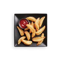 Order 12 Pc Dip'n Wedges Crispy Potato Scoops food online from Broaster At New Omm Market store, Sacramento on bringmethat.com