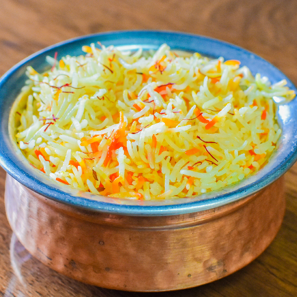 Order Saffron Rice (Full) food online from Biryani Pointe store, Lombard on bringmethat.com