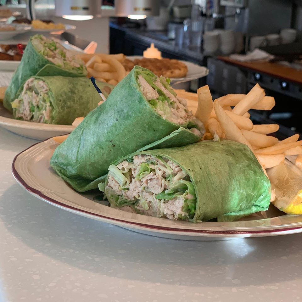 Order Chicken Caesar Wrap food online from The Cup Cafe store, Reno on bringmethat.com