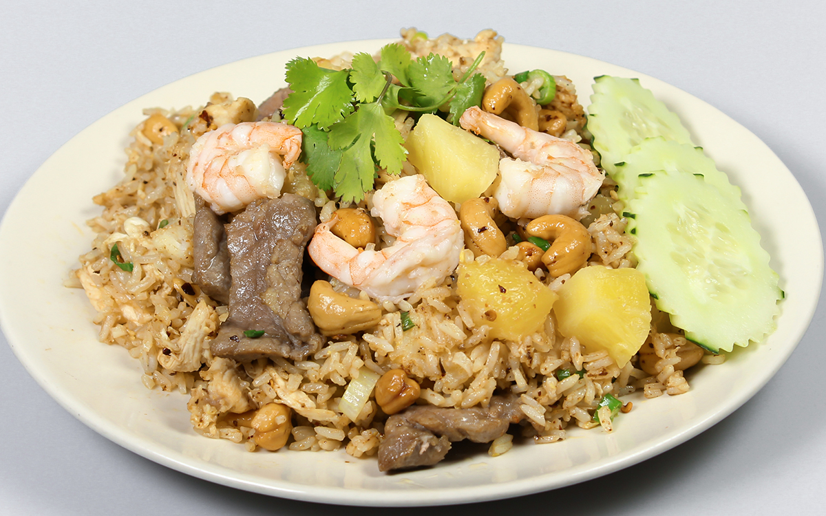 Order Thai Fried Rice food online from Angel Thai Cuisine store, Glendale on bringmethat.com