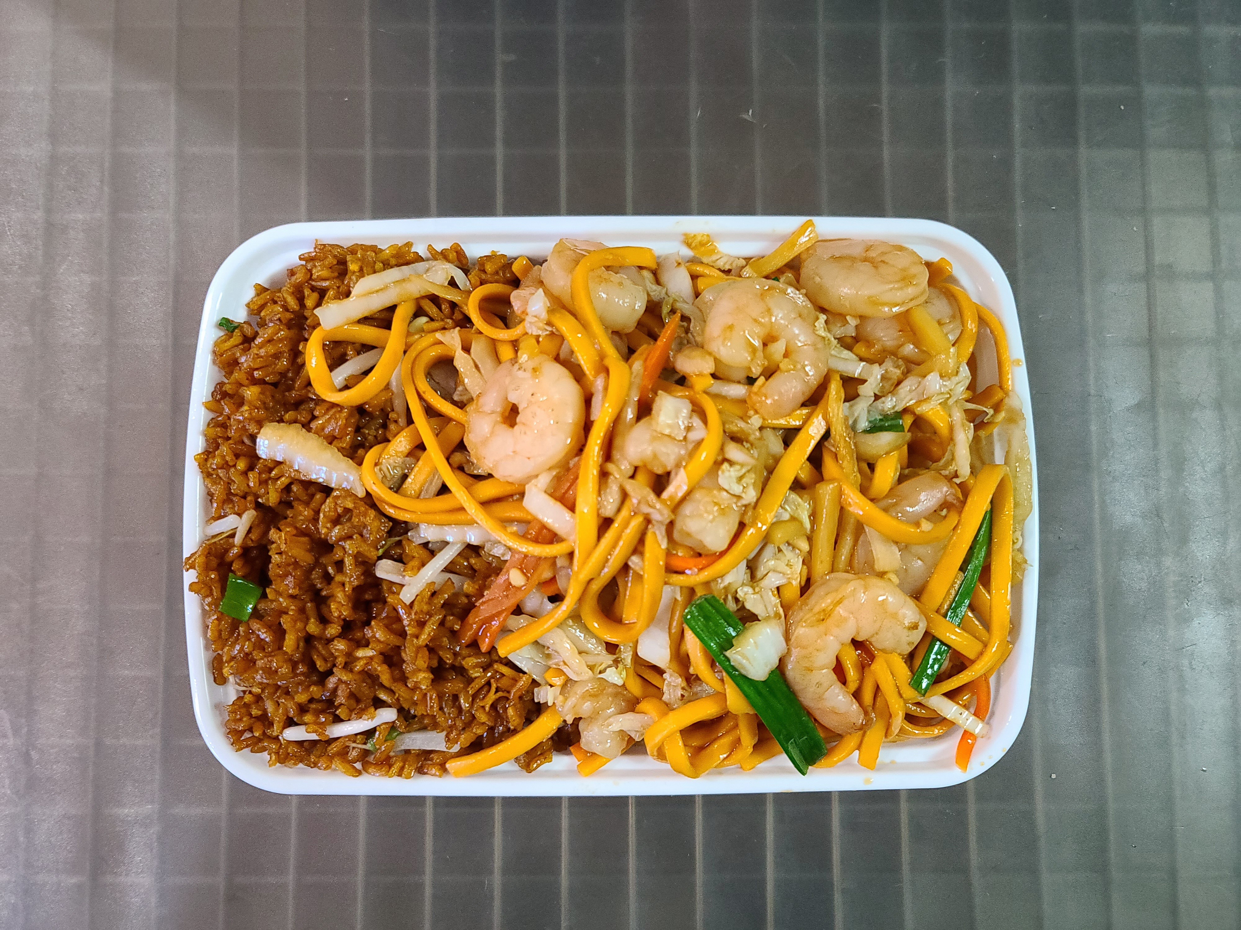 Order C.Shrimp Lo Mein Combo food online from China King store, Florissant on bringmethat.com