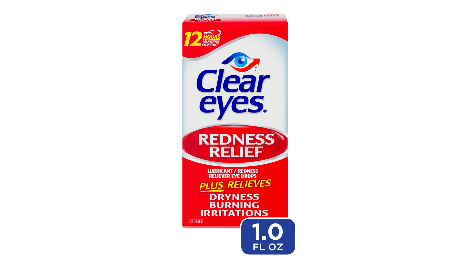 Order Clear Eyes Redness Relief Eye Drops, Soothes & Moisturizes, 1 Fl Oz food online from Lula Convenience Store store, Evesham on bringmethat.com