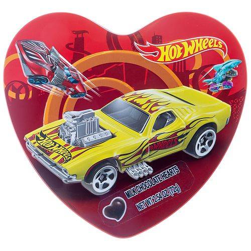 Order Hot Wheels Valentine's Heart Tin - 2.54 OZ food online from Walgreens store, Statesville on bringmethat.com