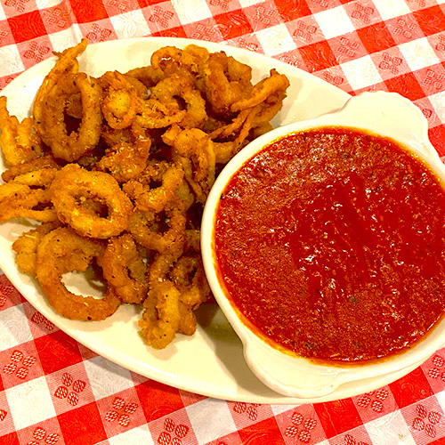 Order Fried Calamari food online from Mama Cozza's store, Anaheim on bringmethat.com