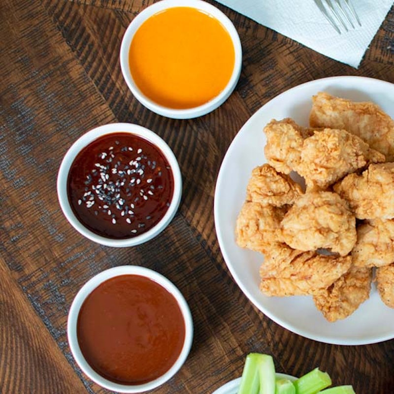 Order Sauce Flight food online from Buffalo Wings & Rings store, Middletown on bringmethat.com