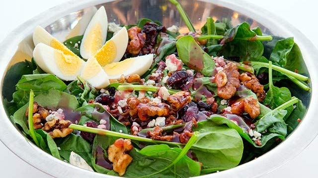 Order spinach + gorgonzola salad food online from Make Pizza+Salad store, San Diego on bringmethat.com