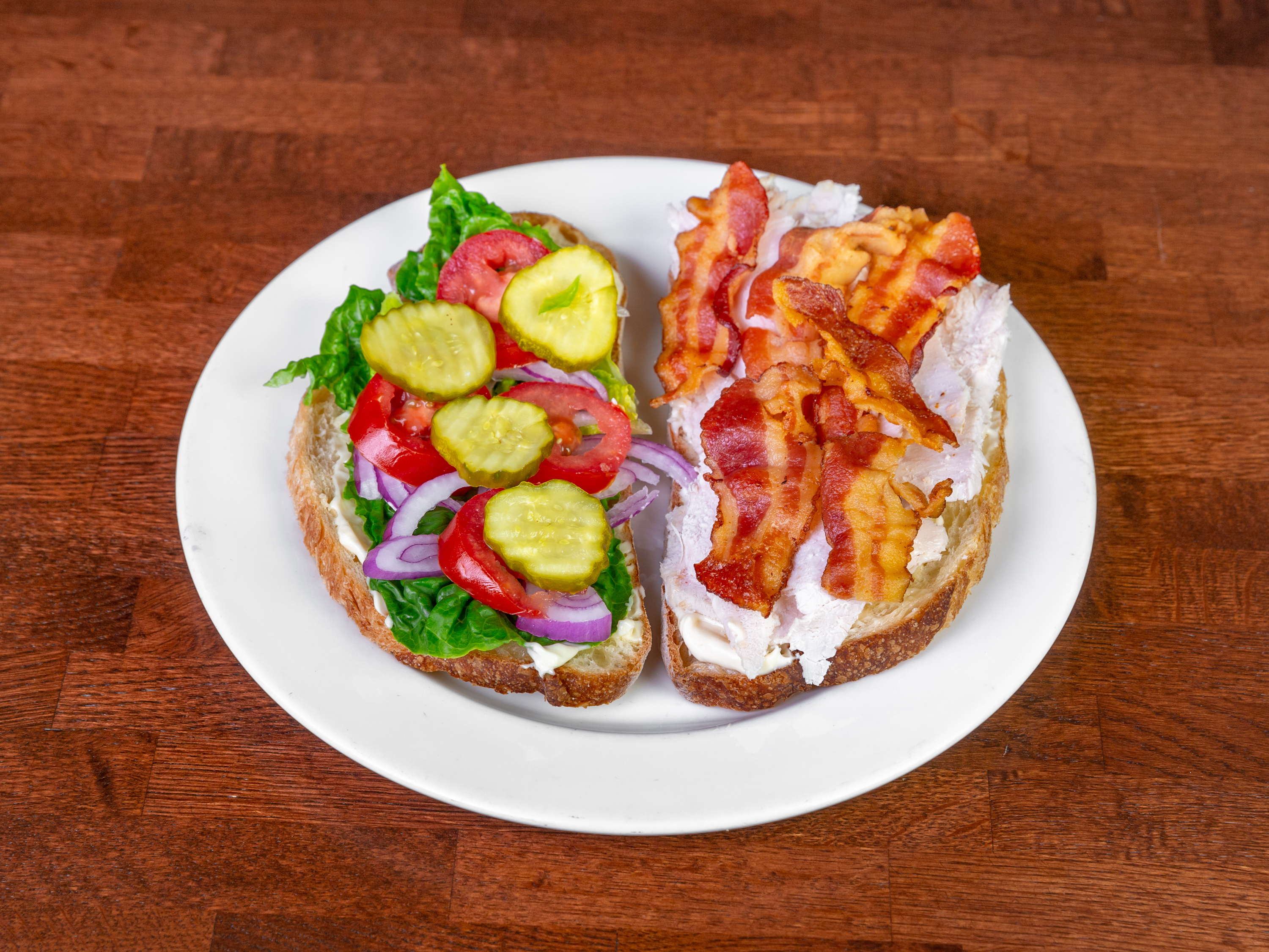 Order Turkey & Bacon Club Sandwich food online from Cosie store, Cincinnati on bringmethat.com