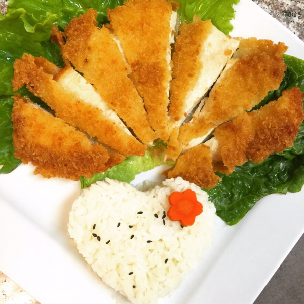 Order Kids Chicken Cutlet and Rice food online from Achita Sushi store, Santa Clarita on bringmethat.com