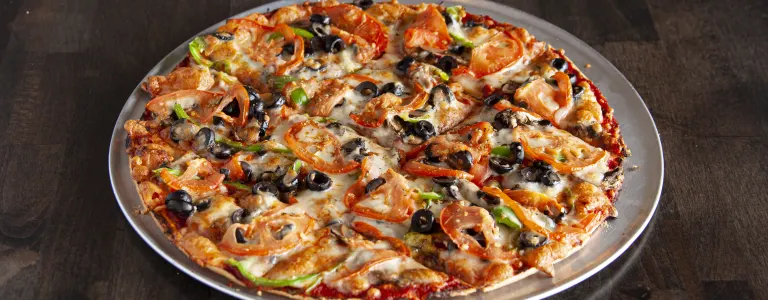 Order Veggie Pizza food online from Cecil Whittaker Pizzeria store, Ballwin on bringmethat.com