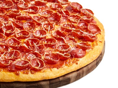 Order Cup & Crisp Pepperoni Duo Pizza - Small 10" food online from Pizza Guys store, Santa Rosa on bringmethat.com