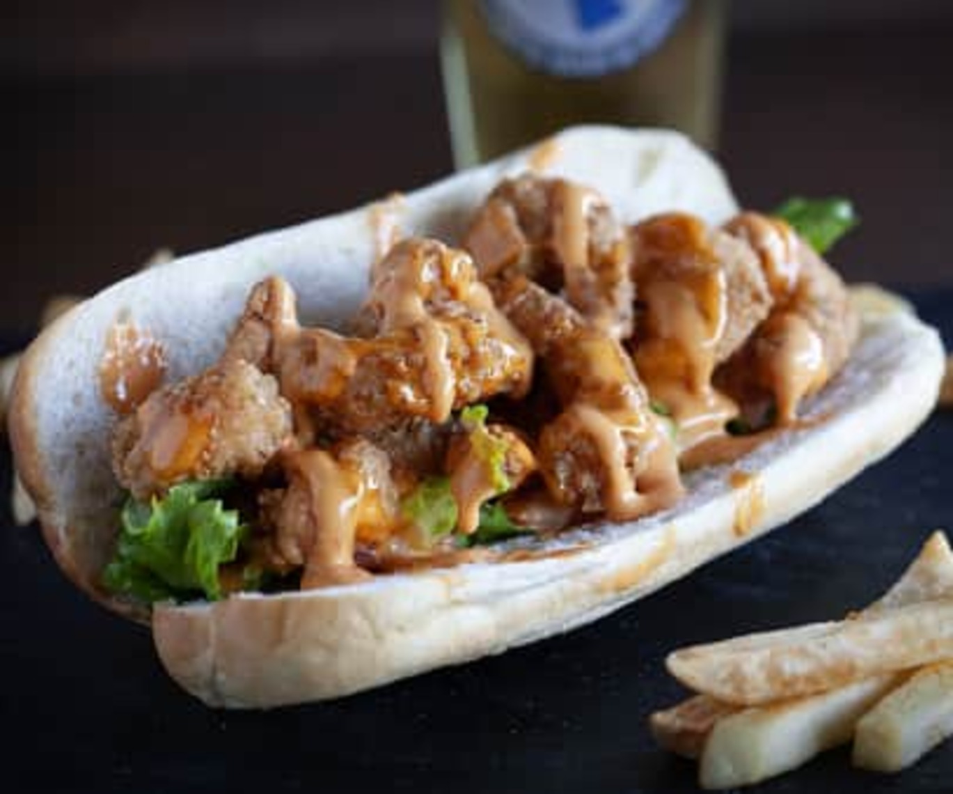 Order Shrimp Po Boy food online from The Post Sports Bar & Grill store, Maplewood on bringmethat.com