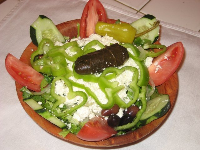 Order Greek Salad food online from It's Greek to Me store, Englewood on bringmethat.com