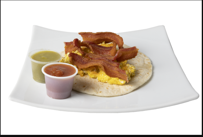Order Bacon, Egg, & Cheese Breakfast Taco  food online from Lone Star Market store, Houston on bringmethat.com