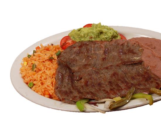 Order Carne Asada Dinner food online from Viva Jalisco Bar & Grill store, Houston on bringmethat.com