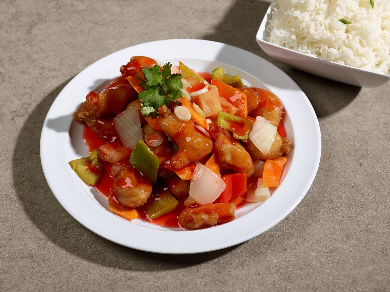 Order Sweet and Sour Chicken food online from Panda Garden Restaurant store, Thornton on bringmethat.com