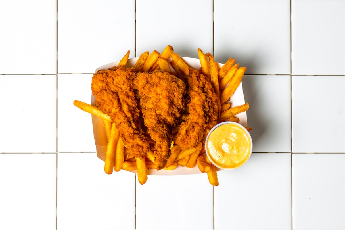 Order 3 Piece Tenders & Fries food online from Melt Shop store, White Plains on bringmethat.com