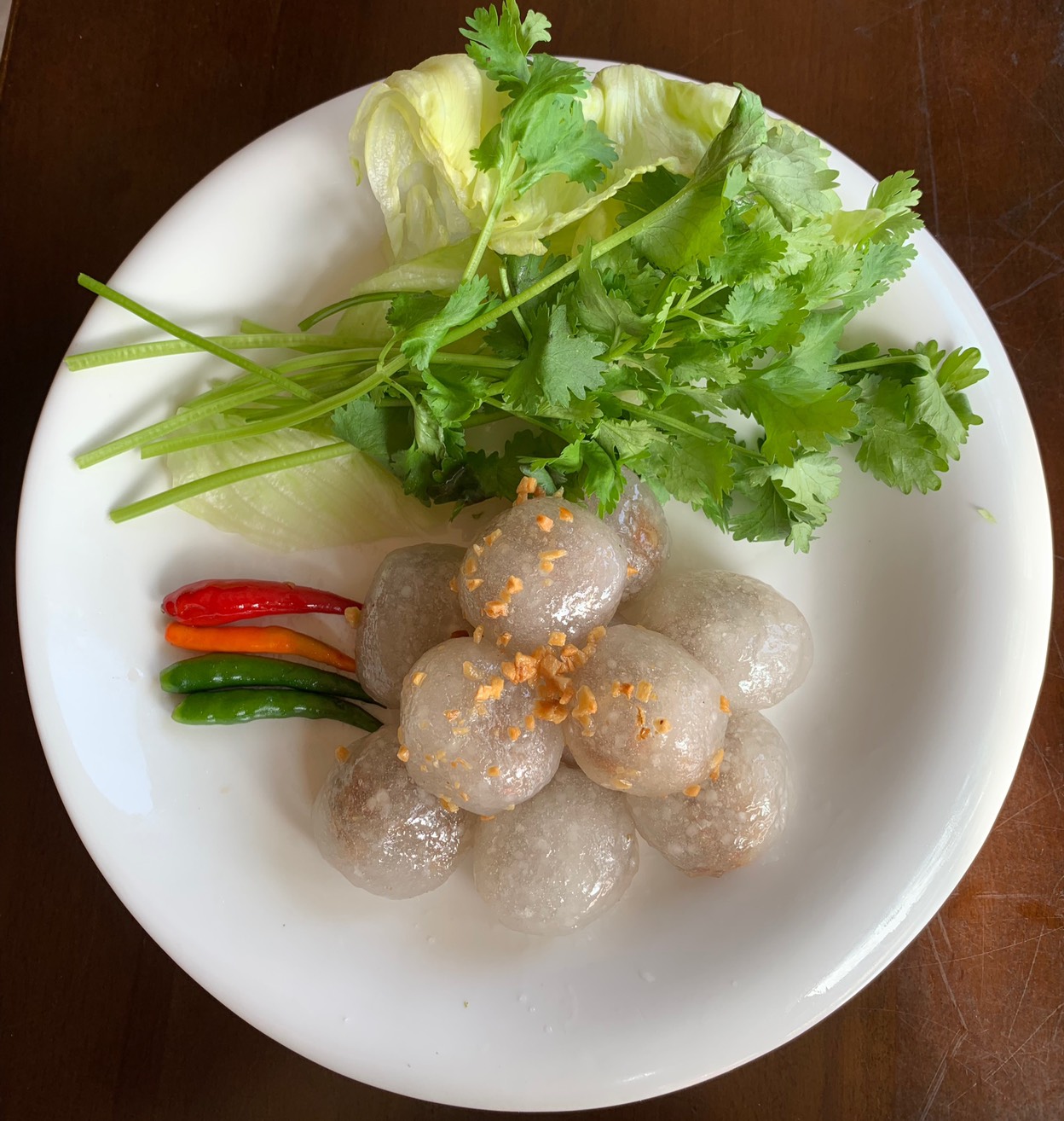Order A25. Tapioca Balls with minced pork food online from Dokbua Thai Kitchen store, Brookline on bringmethat.com