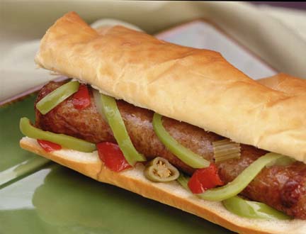 Order Italian Sausage Sandwich food online from Smokehouse At Chicago Ridge store, Chicago Ridge on bringmethat.com