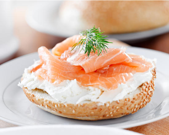 Order Lox Bagel with Cream Cheese food online from Citi Deli store, New York on bringmethat.com