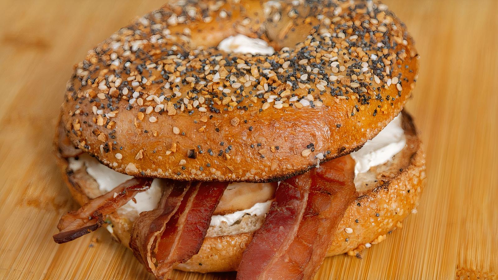 Order Bacon ＆ Cream Cheese food online from Manhattan Bagel store, Lansdale on bringmethat.com