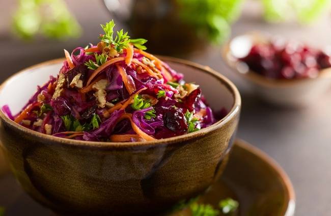 Order Red Cabbage Slaw food online from Fresh Pita Catering store, Culver City on bringmethat.com