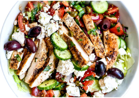 Order Grilled Chicken Salad food online from Solo Burgers&Wings store, Dallas on bringmethat.com