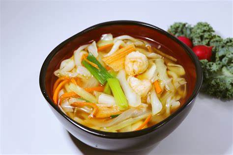 Order 68. Seafood Udon Soup food online from Taste of Asian store, Lodi on bringmethat.com