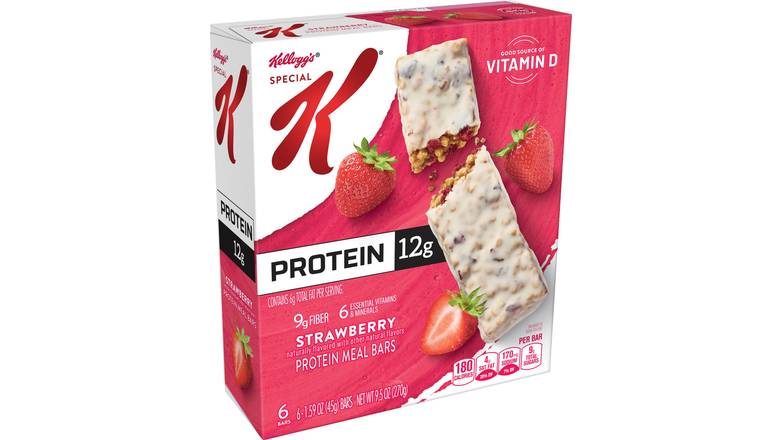 Order Kellogg'S Special K Protein Bars, Meal Replacement, Strawberry food online from Route 7 Food Mart store, Norwalk on bringmethat.com