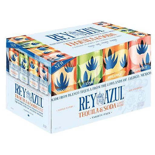 Order REY AZUL VARIETY 8PK (8PKC 12 OZ) 145649 food online from BevMo! store, Paso Robles on bringmethat.com