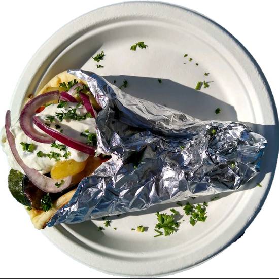 Order Veggie Gyro food online from Athenian Grill store, Lexington on bringmethat.com