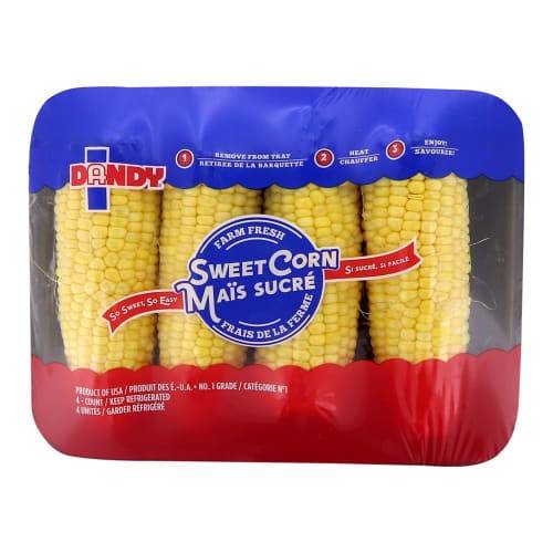 Order Dandy · Sweet Yellow Corn (4 ct) food online from Safeway store, Bullhead City on bringmethat.com