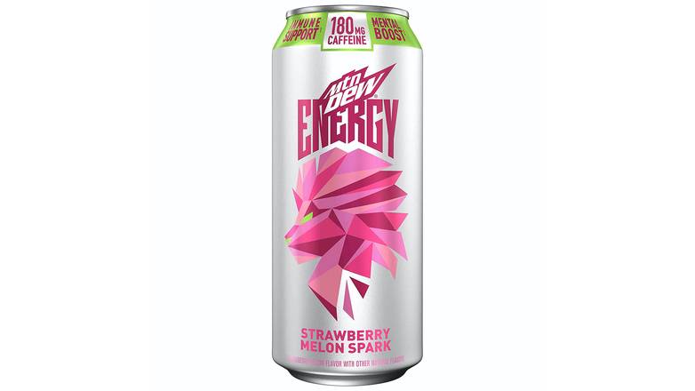 Order Mtn Dew Energy Strawberry Melon Spark food online from Route 7 Food Mart store, Norwalk on bringmethat.com