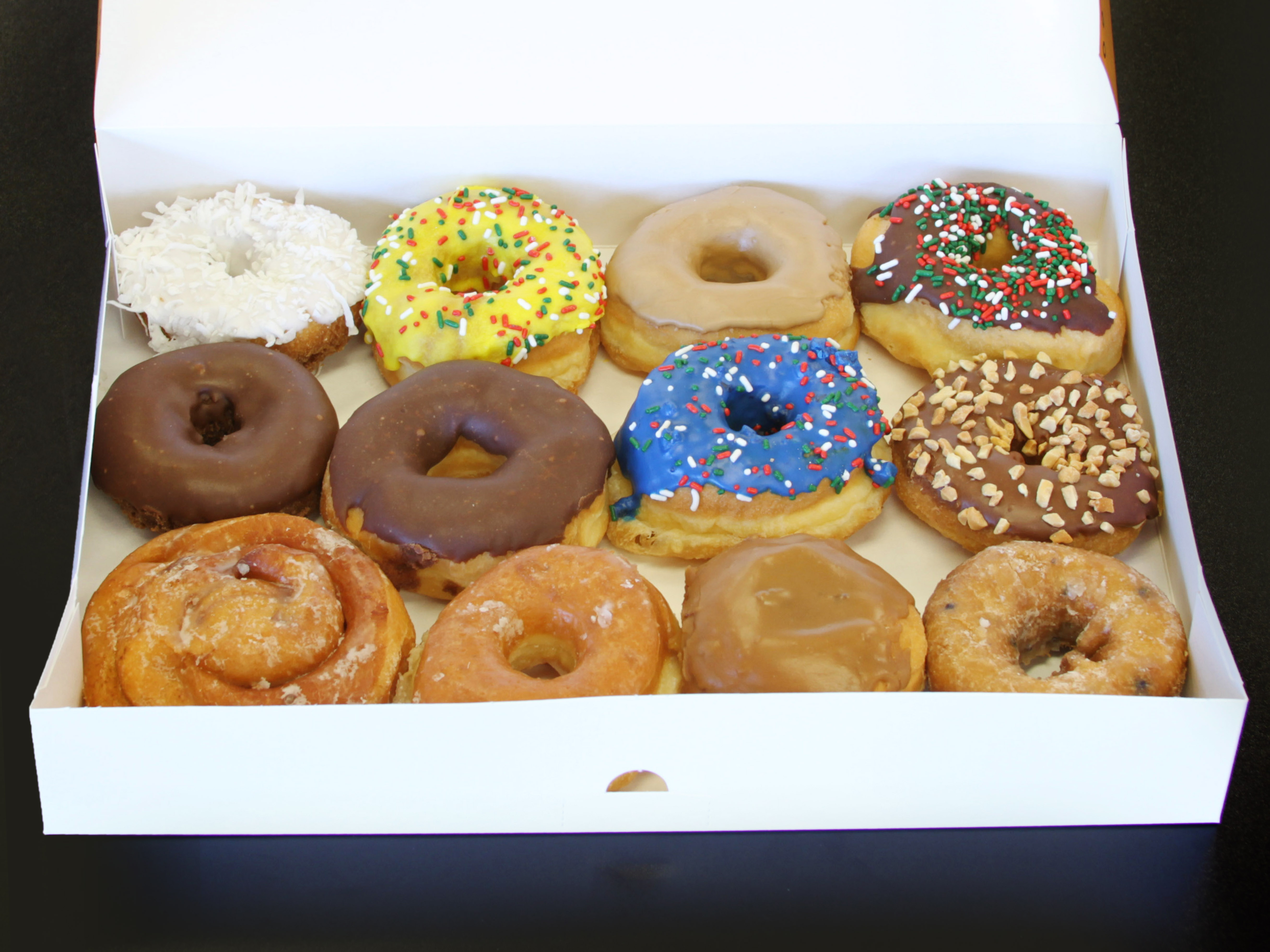 Order Dozen Donuts and 96 oz. Coffee Jug food online from Donut Mart store, Albuquerque on bringmethat.com