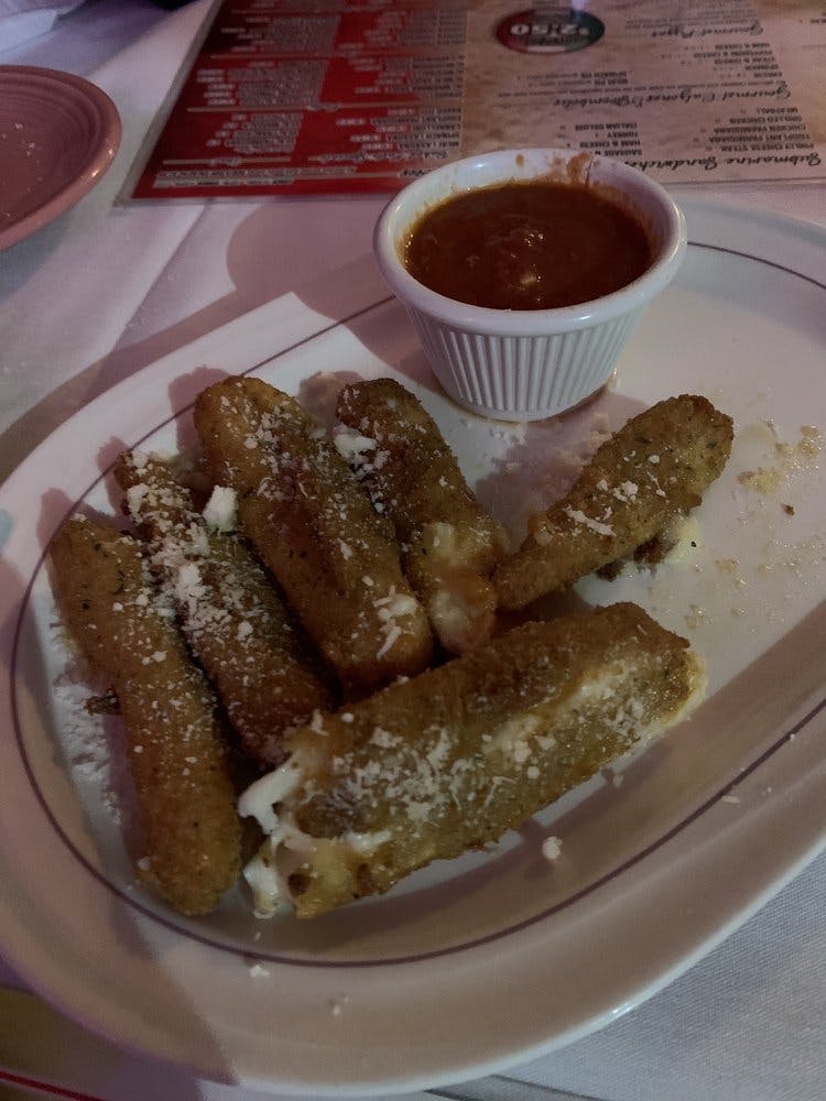 Order Cheesesticks - 6 Pieces food online from Casa Dora Italian Cafe store, Jacksonville on bringmethat.com