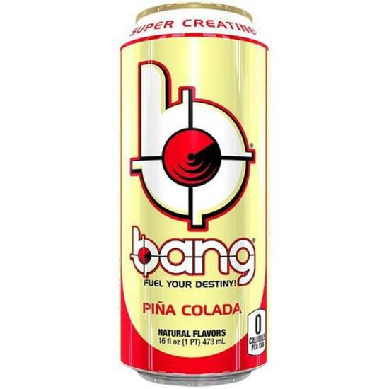 Order Bang Energy Drink - Pina Colada food online from IV Deli Mart store, Goleta on bringmethat.com